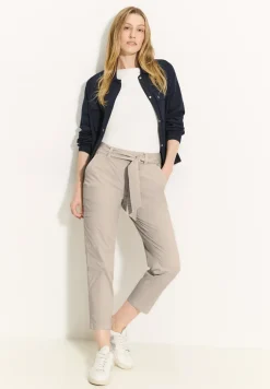 Papertouch broek met riem