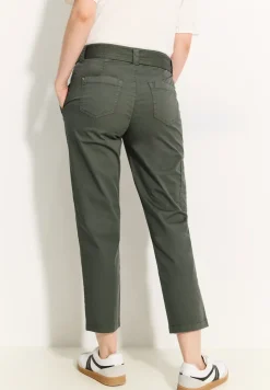 Papertouch broek met riem