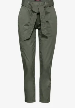 Papertouch broek met riem