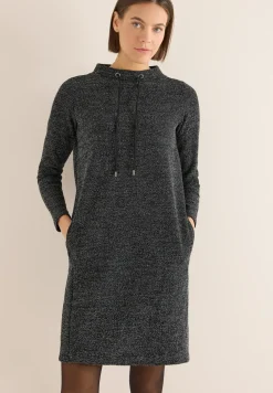 Peper en zout look jurk