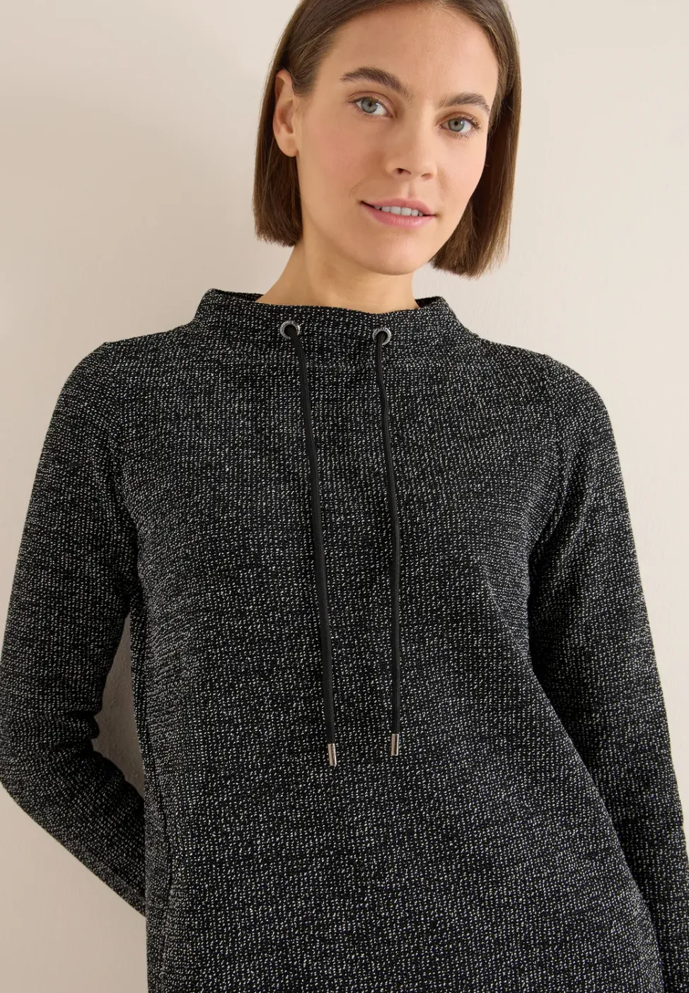 Peper en zout look jurk