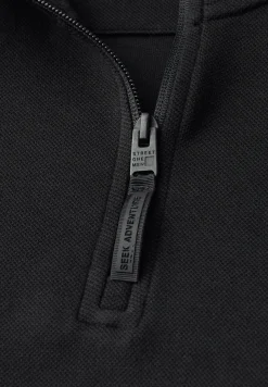 Piqué Troyer sweatshirt