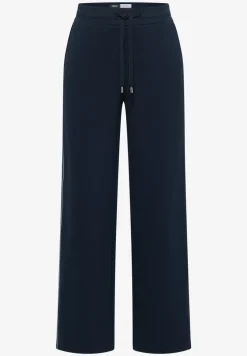 Piqué broek met band