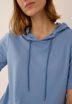Piquée hoodie shirt