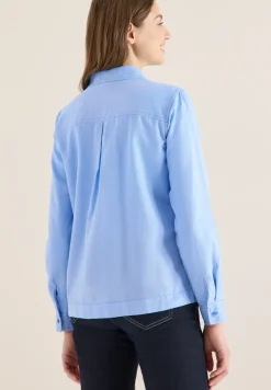 Piqué overhemd blouse