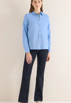 Piqué overhemd blouse