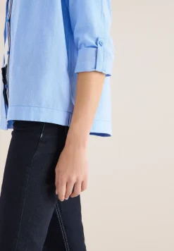 Piqué overhemd blouse