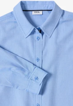 Piqué overhemd blouse