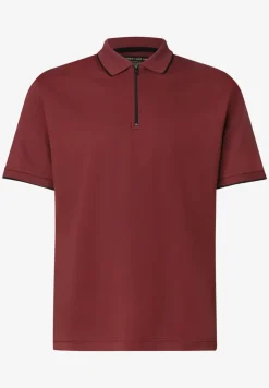 Polo met korte mouwen en ritssluiting