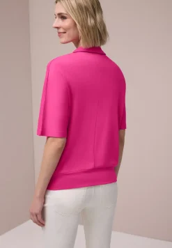 Poloshirt met elastische tailleband