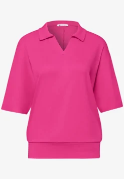 Poloshirt met elastische tailleband
