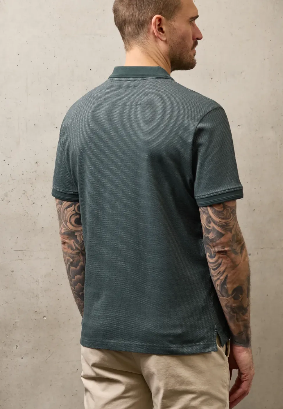 Poloshirt met korte mouwen en rits