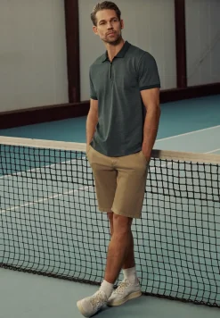 Poloshirt met korte mouwen en rits
