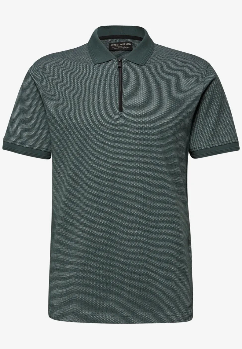 Poloshirt met korte mouwen en rits