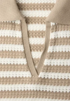 Poloshirt met korte mouwen en strepen
