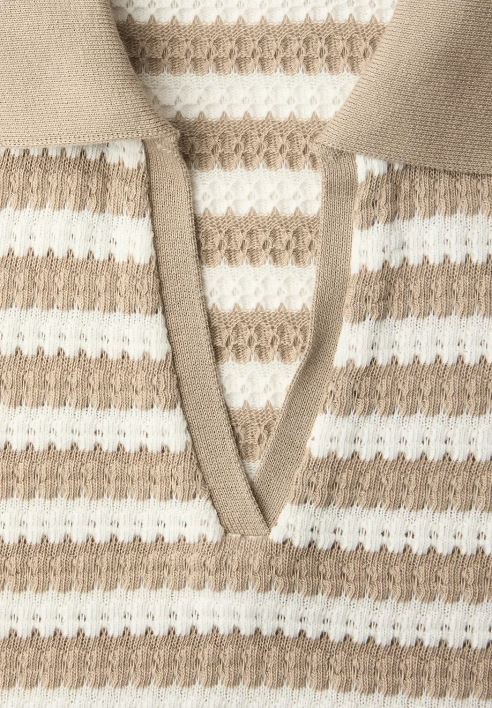 Poloshirt met korte mouwen en strepen