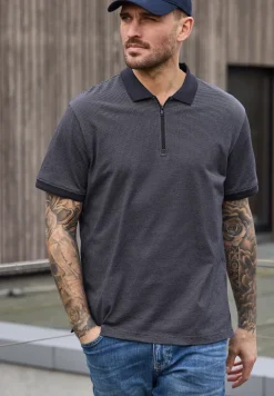 Poloshirt met korte mouwen en rits