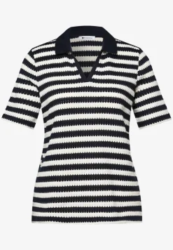 Poloshirt met korte mouwen en strepen