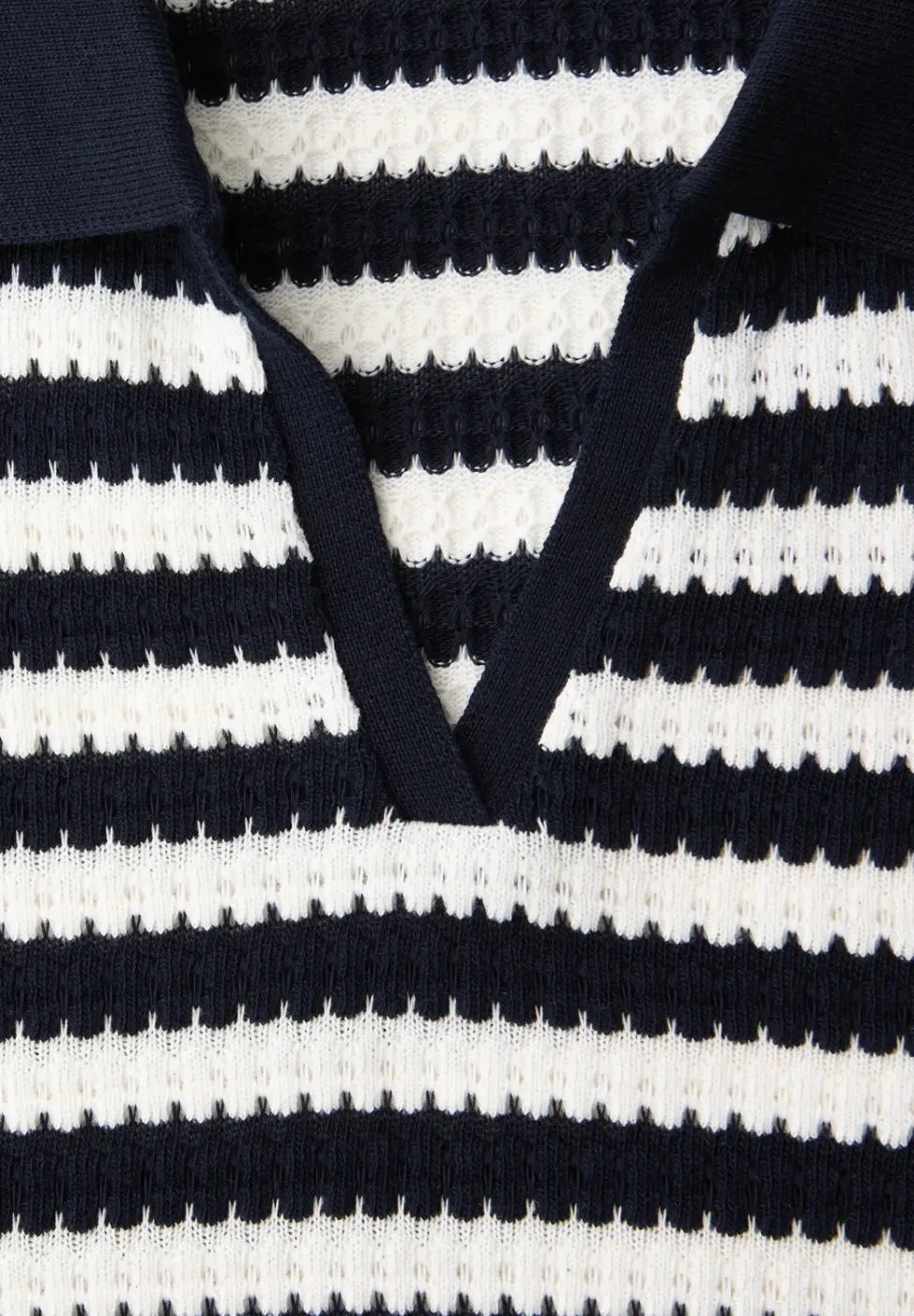 Poloshirt met korte mouwen en strepen