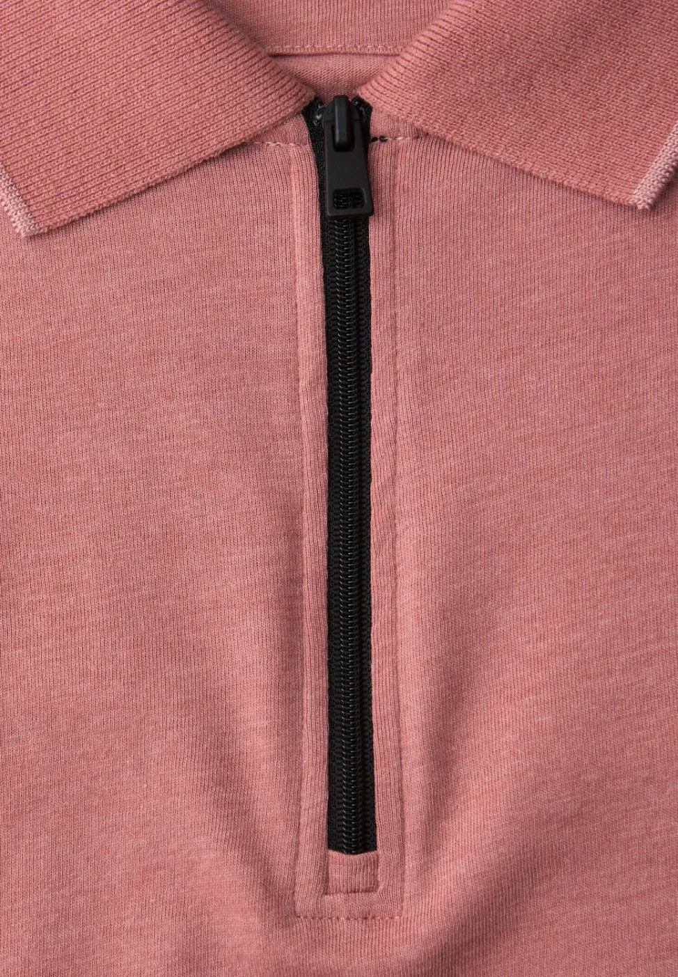 Poloshirt met korte mouwen in een gemêleerde look