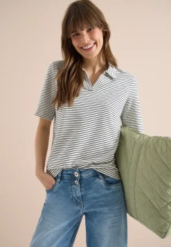 Poloshirt met korte mouwen en strepen