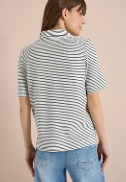 Poloshirt met korte mouwen en strepen