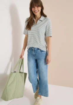 Poloshirt met korte mouwen en strepen