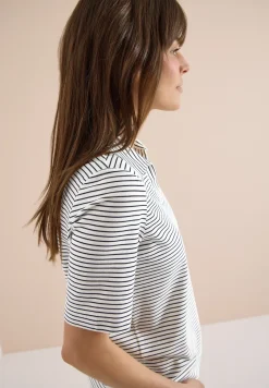 Poloshirt met korte mouwen en strepen