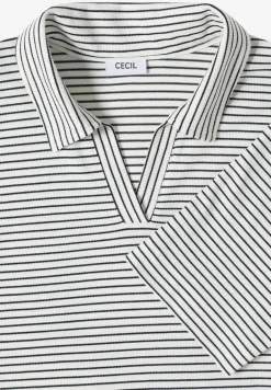 Poloshirt met korte mouwen en strepen
