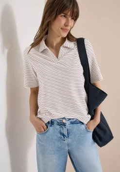 Poloshirt met korte mouwen en strepen