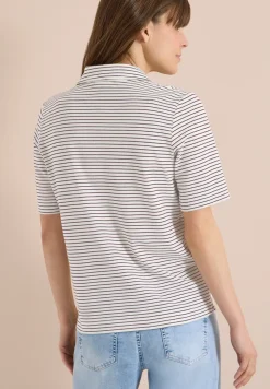 Poloshirt met korte mouwen en strepen