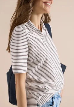Poloshirt met korte mouwen en strepen