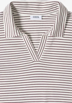 Poloshirt met korte mouwen en strepen