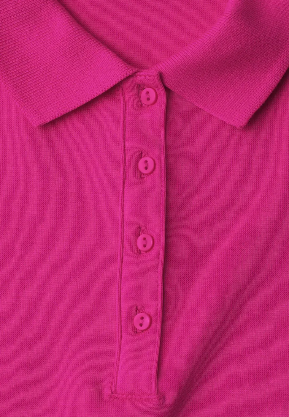 Poloshirt met korte mouwen en geribde structuur