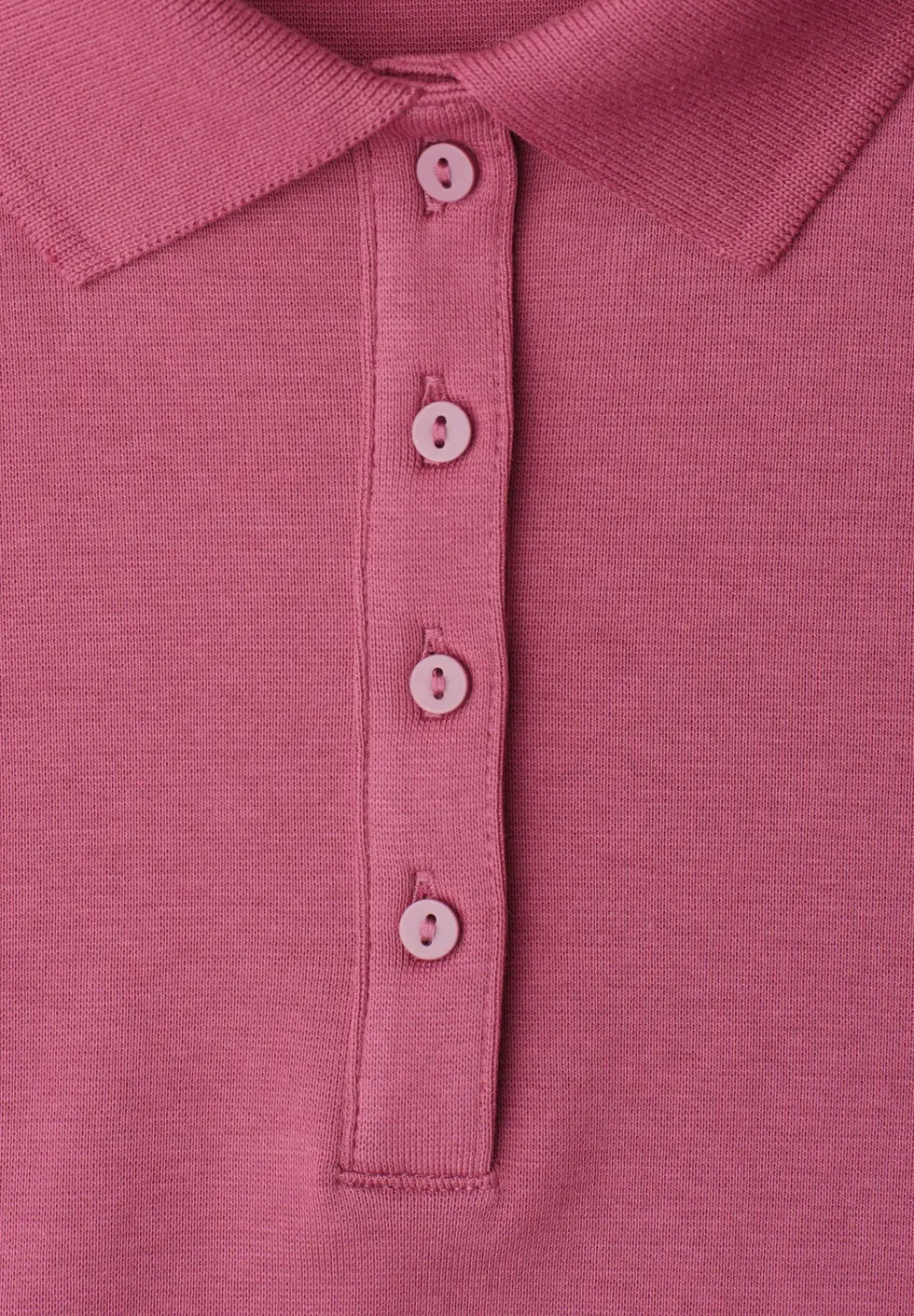 Poloshirt met korte mouwen en geribde structuur
