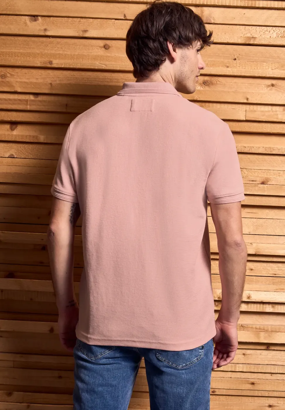 Poloshirt met open kraag