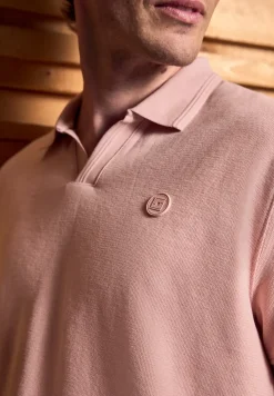 Poloshirt met open kraag