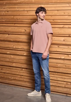 Poloshirt met open kraag