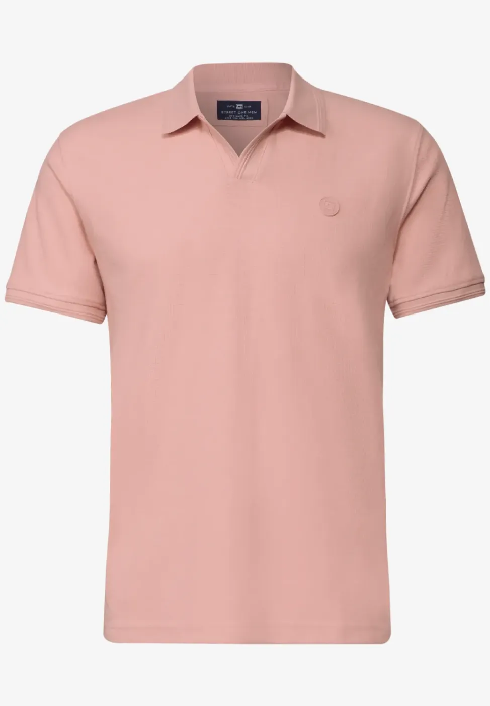 Poloshirt met open kraag