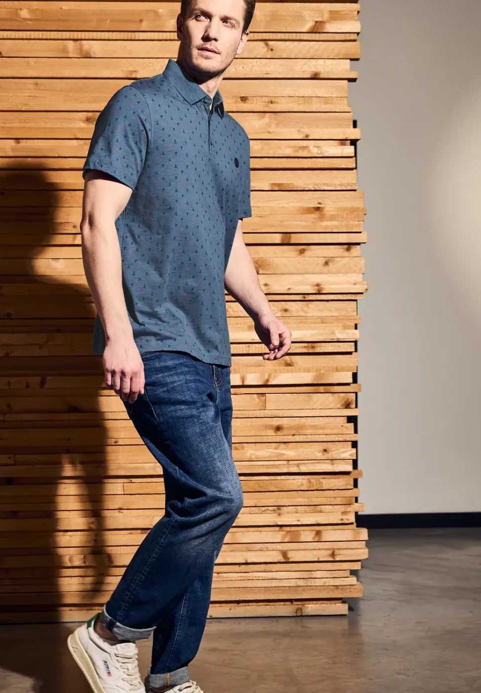 Poloshirt met patroon