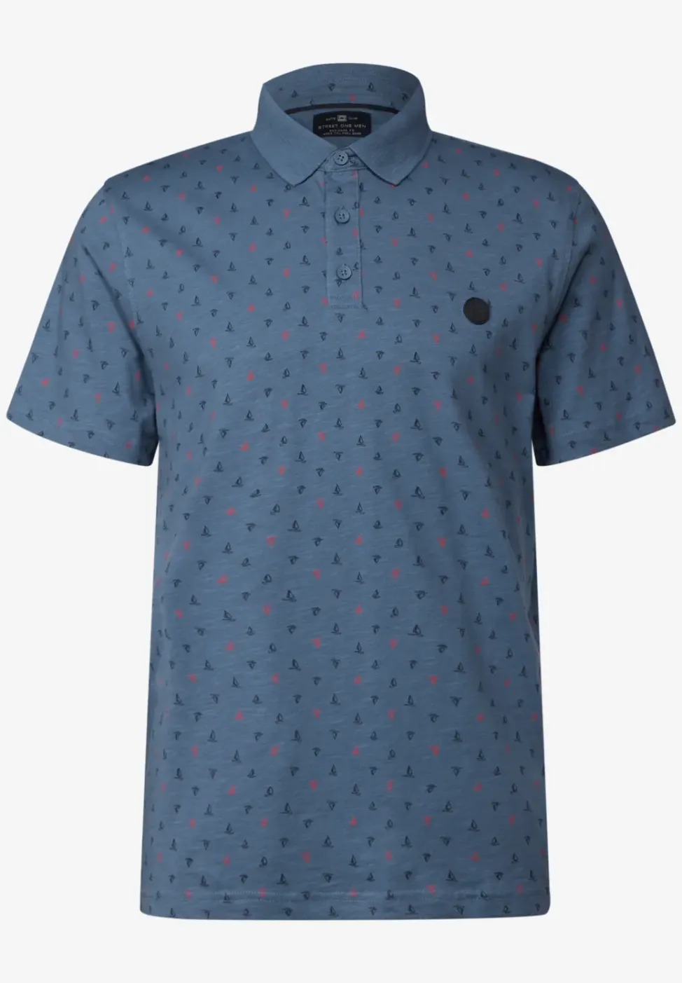 Poloshirt met patroon