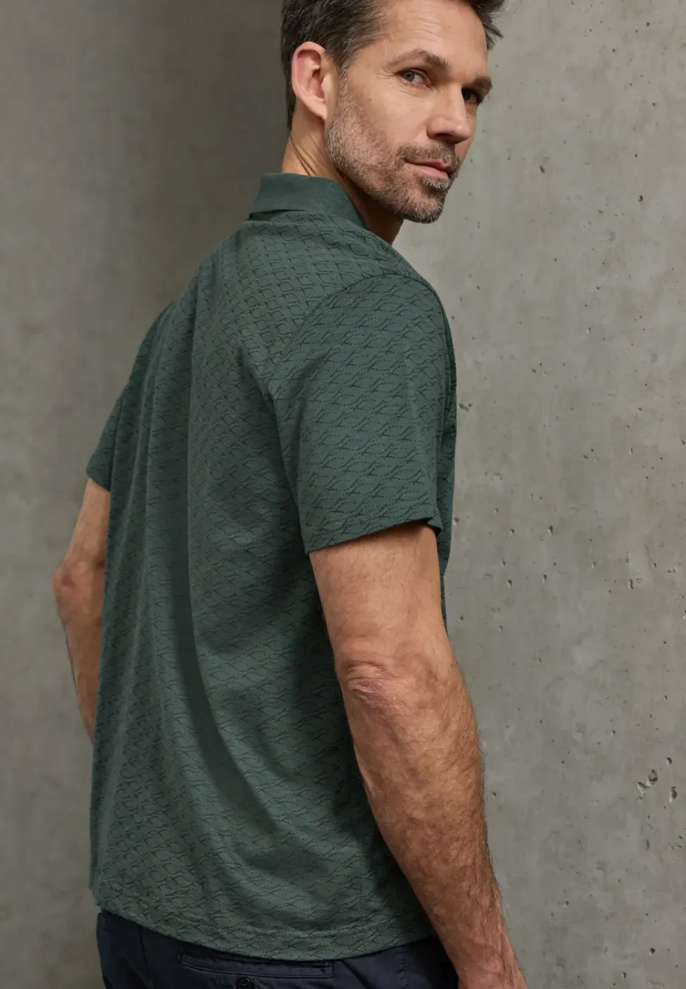 Poloshirt met patroon