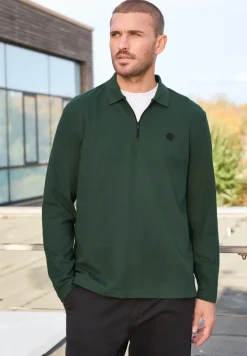 Poloshirt met rits
