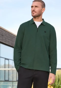 Poloshirt met rits