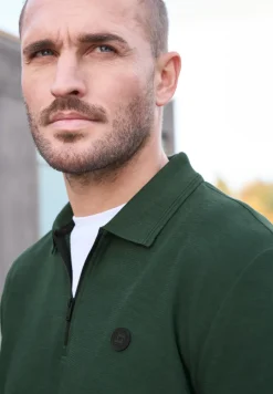 Poloshirt met rits