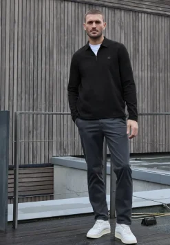 Poloshirt met rits