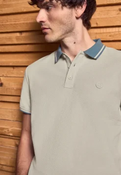 Poloshirt met structuur