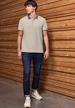 Poloshirt met structuur