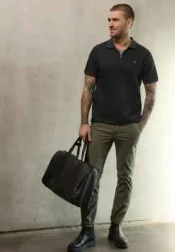 Poloshirt met structuur