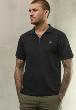 Poloshirt met structuur